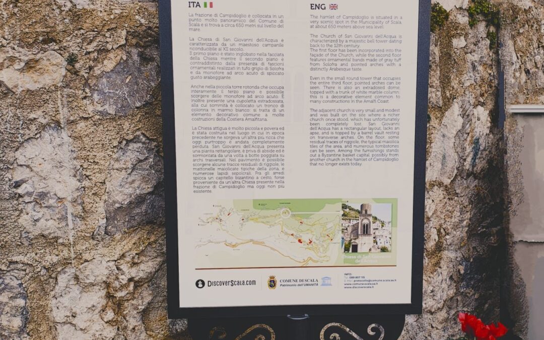 Segnaletica turistica per Scala
